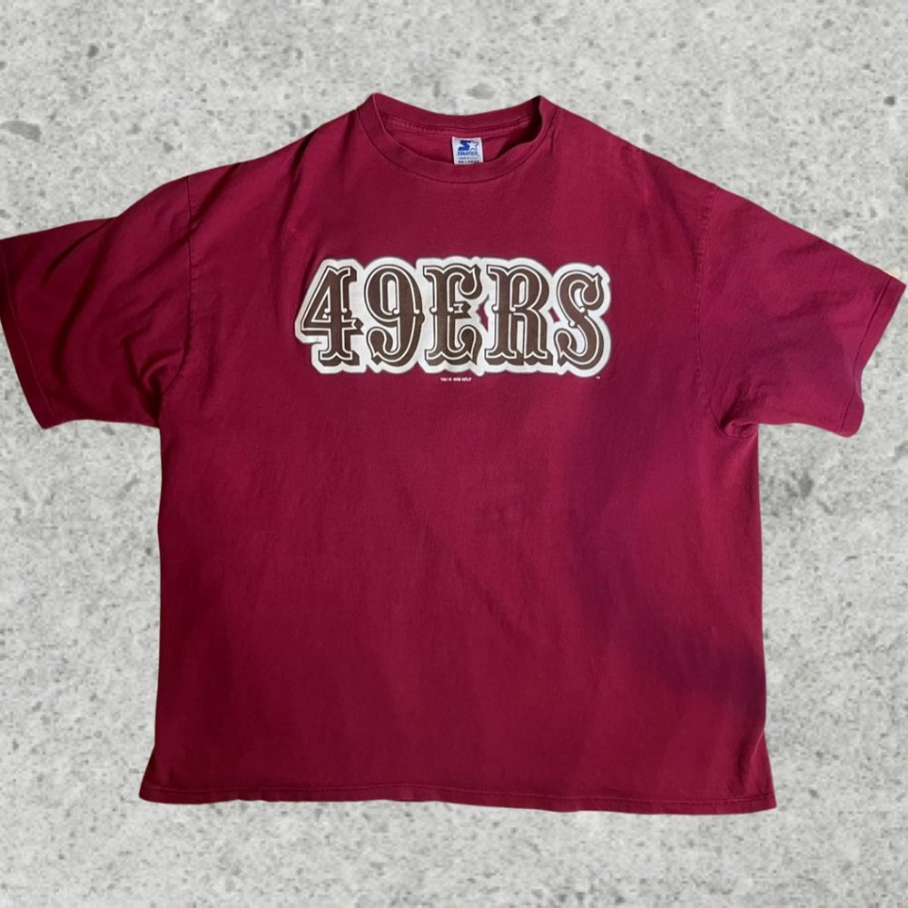 Vintage 49ers Football Steve Young 1996 Red Shirt Size 2Xl